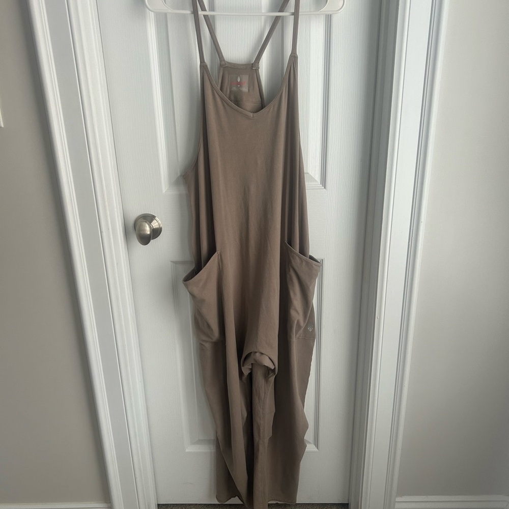 FP Movement by Free People Tan Jumpsuit